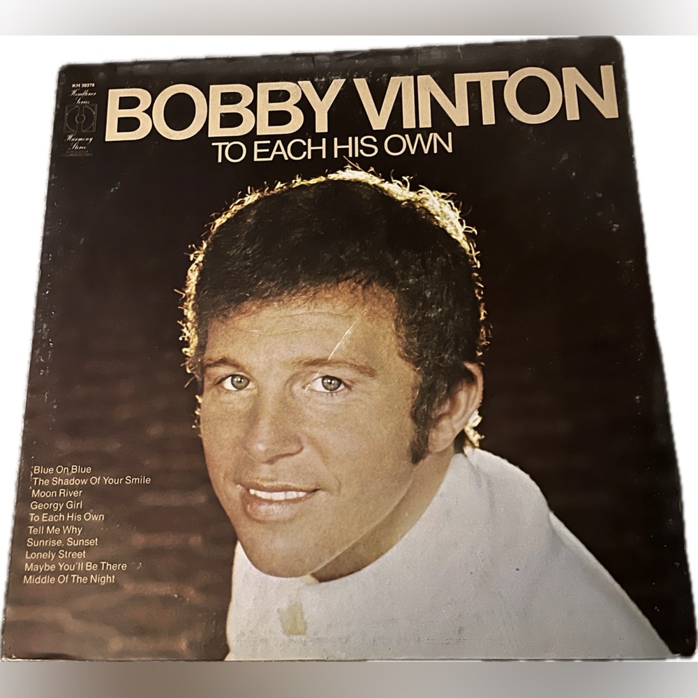 💙 Bobby Vinton To Each His Own Vinyl Album